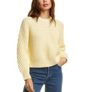 Vince Yellow Short Sweater